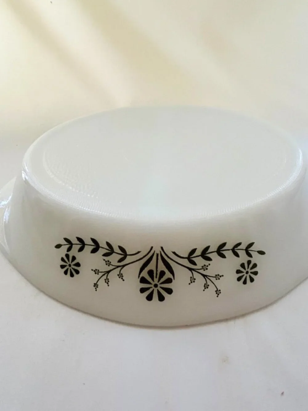 DISH, GLASSBAKE Cir, 1961, Divided, Serving, VINTAGE By Jannette Glass, Co